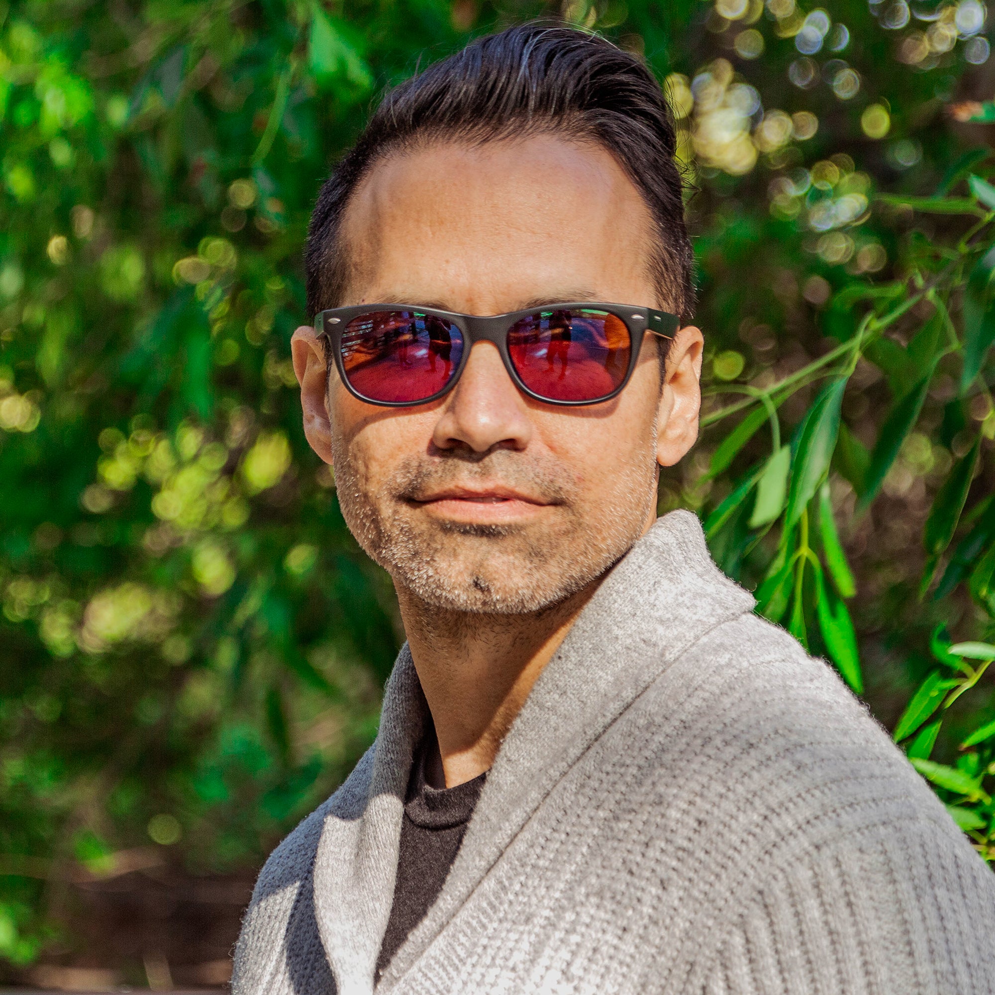 Ellis Smooth Black Polarised Deutan Plano